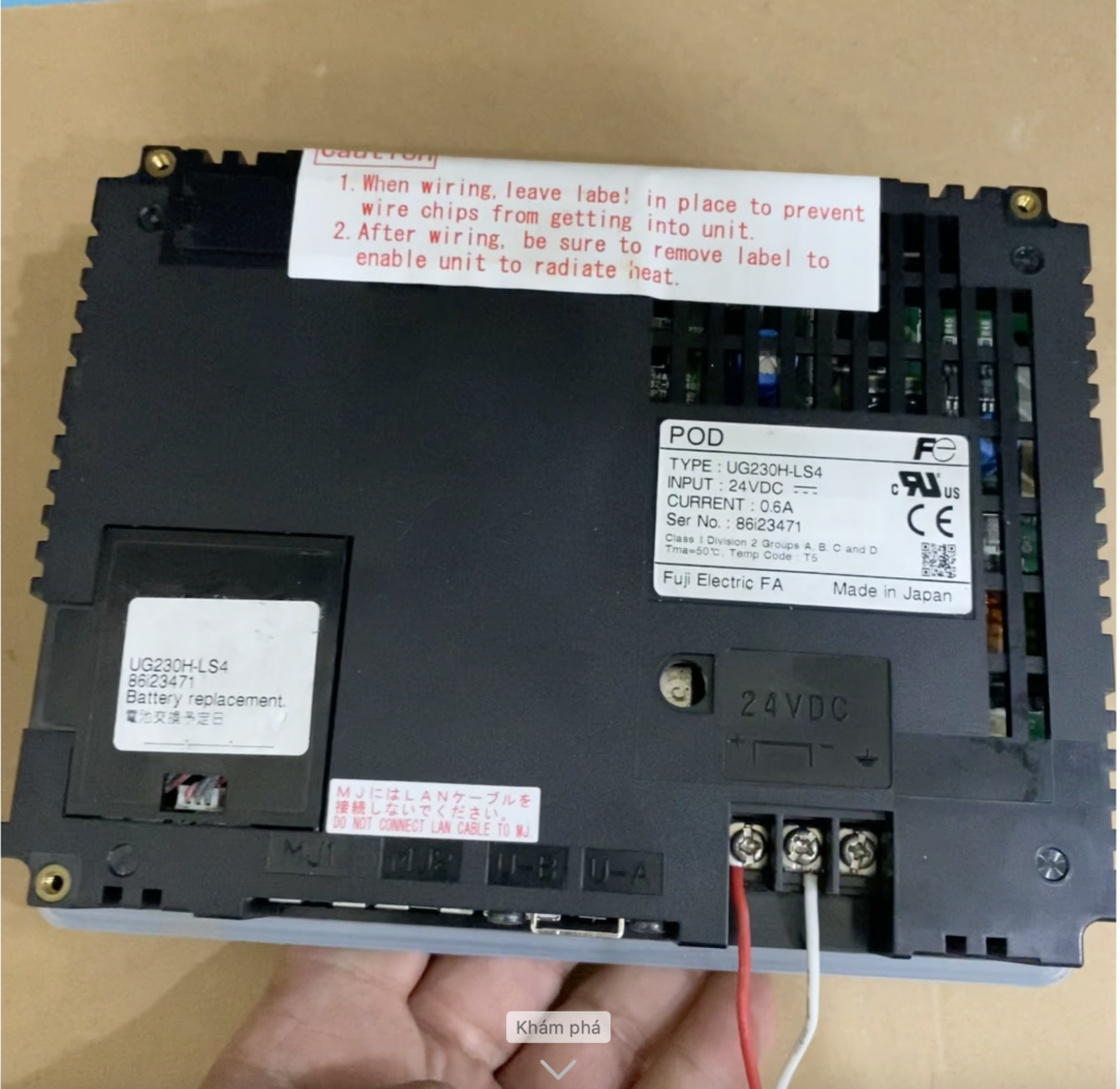 sửa chữa màn hình hmi fuji tại công ty catec
