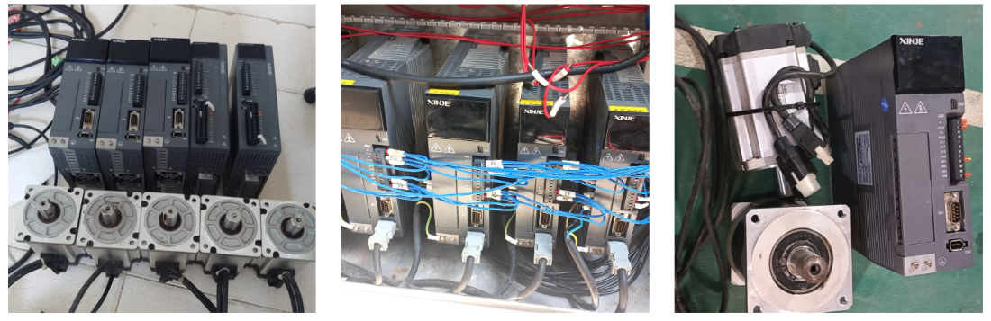 nhân viên công ty catec đang sửa servo trung quốc