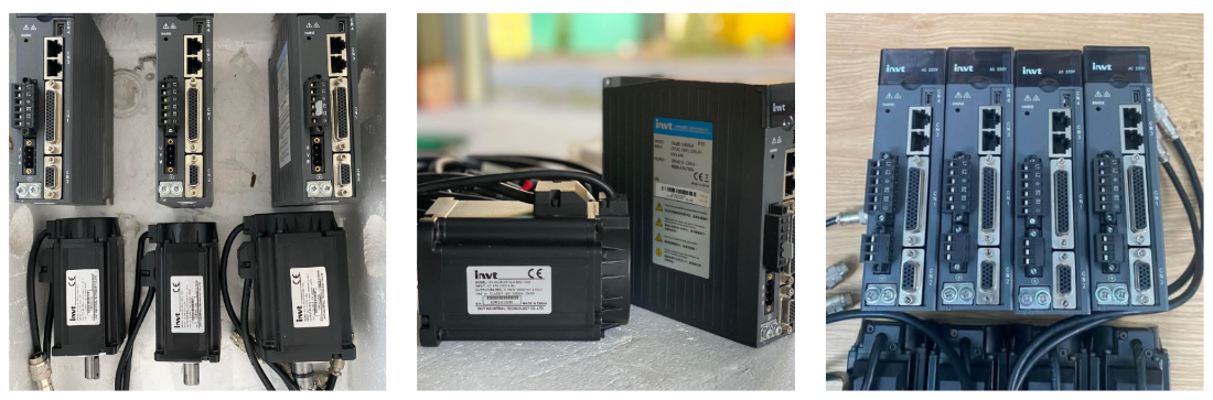 nhân viên công ty catec đang sửa servo trung quốc