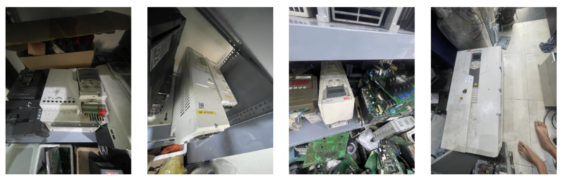 Nhân viên Catec đang sửa chữa biến tần ABB