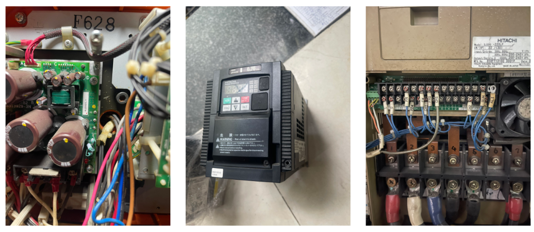 Nhân viên Catec đang sửa chữa biến tần Hitachi