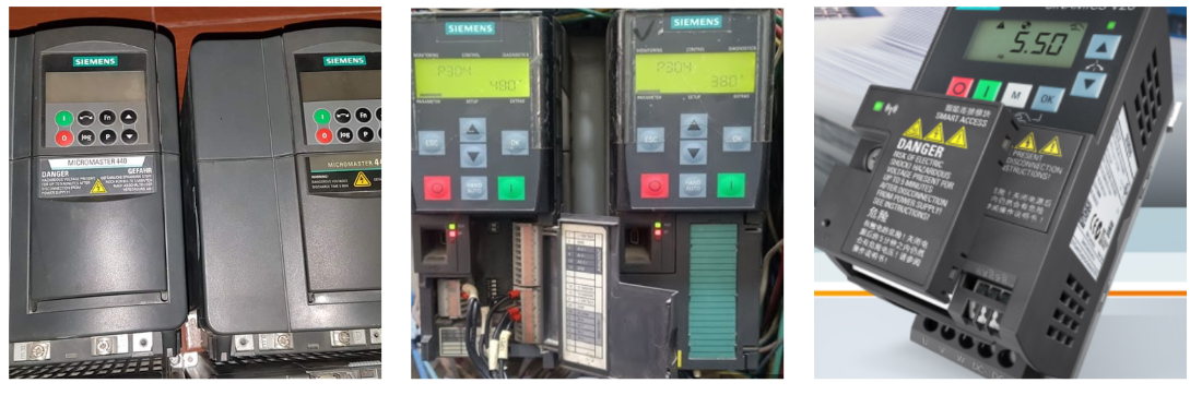 Nhân viên Catec đang sửa chữa biến tần Siemens