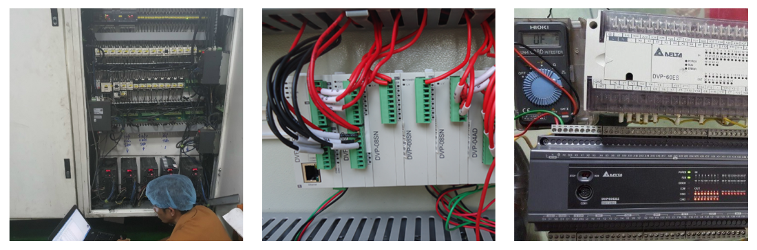 sửa plc delta tại xưởng catec