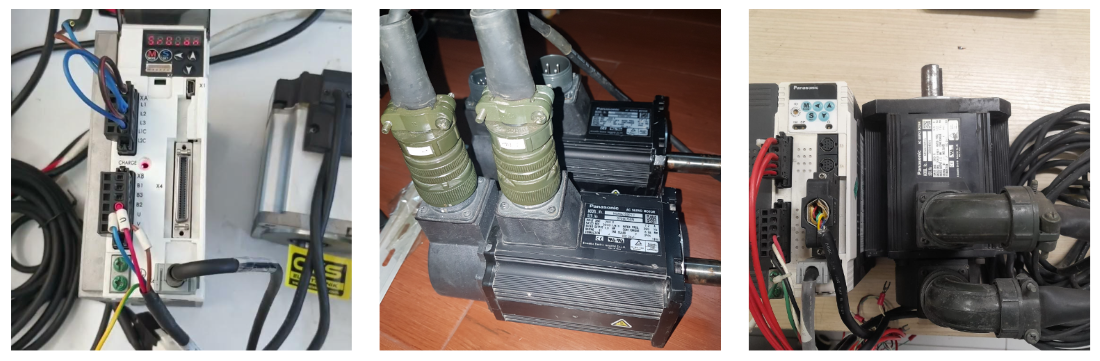 nhân viên catec đang sửa servo panasonic