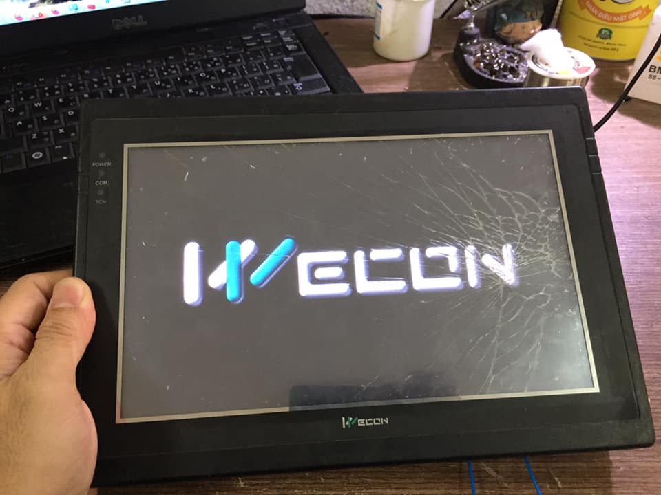 Sửa chữa màn hình HMI Wecon bấm cảm ứng bị đơ – cam kết uy tín