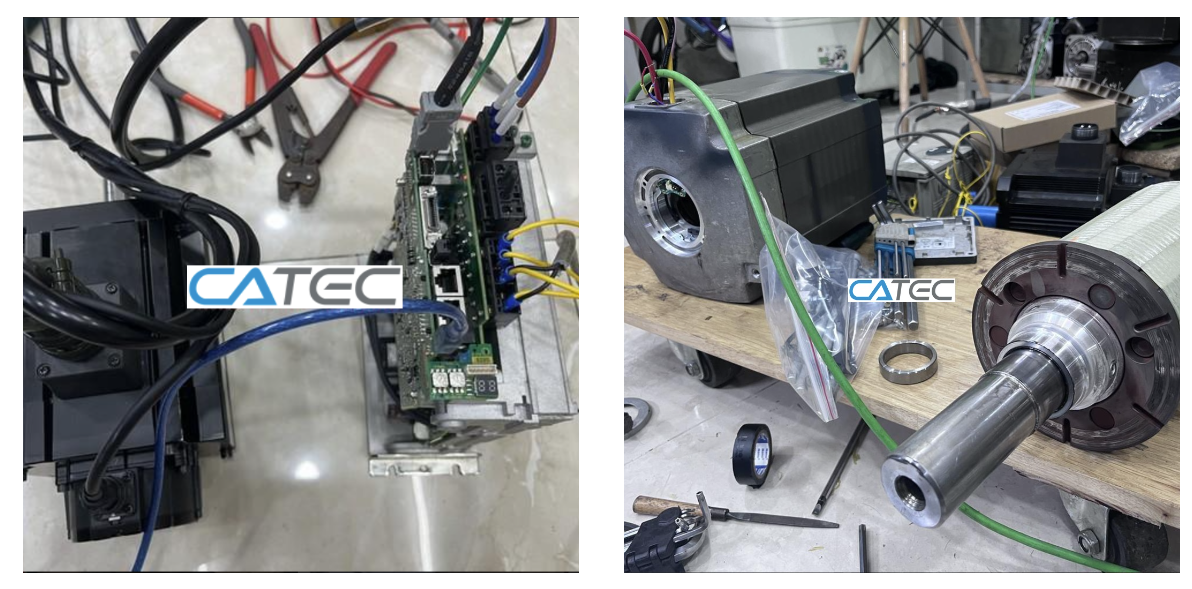 CATEC đang sửa lỗi ac servo