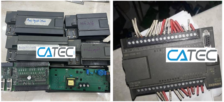sửa plc siemens tại xưởng catec