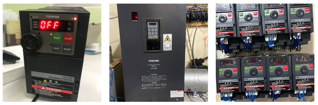 Nhân viên Catec đang sửa chữa biến tần Toshiba