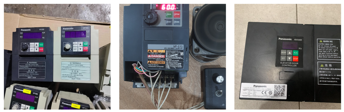Nhân viên Catec đang sửa chữa biến tần Panasonic
