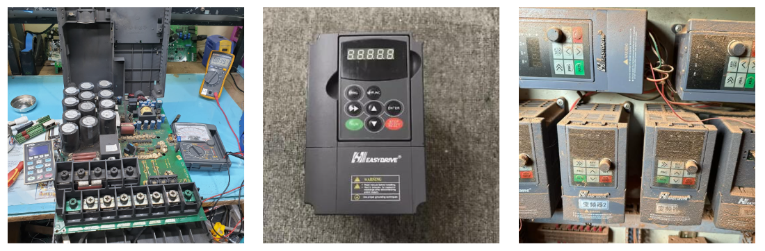 Nhân viên Catec đang sửa chữa biến tần Easydrive