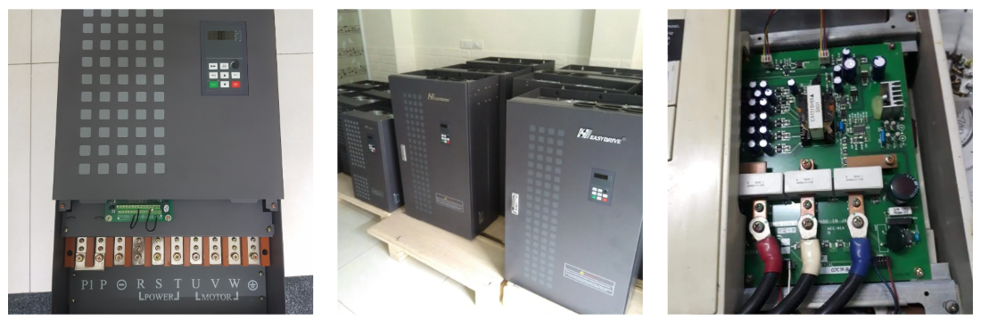 Nhân viên Catec đang sửa chữa biến tần Easydrive