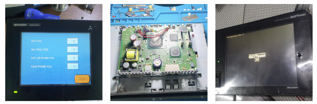 catec chuyên sửa chữa màn hình hmi Mitsubishi 