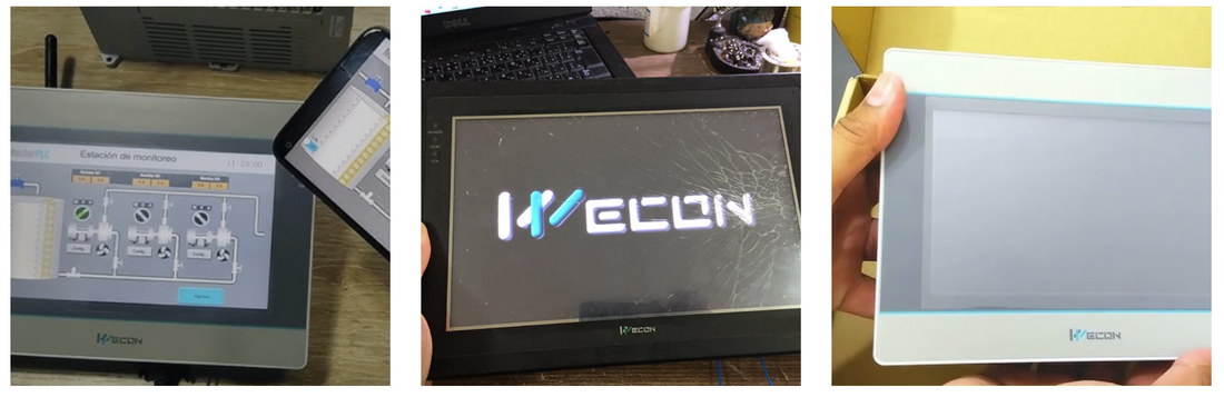 catec nhận Sửa chữa màn hình HMI wecon bấm cảm ứng bị đơ